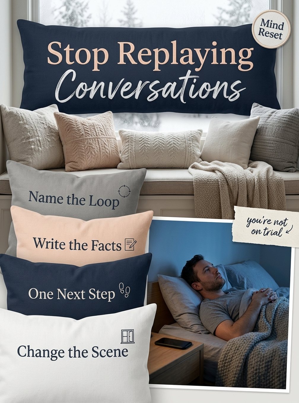 How to Stop Replaying Conversations in Your Head illustration